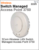 3CRWX375075A - 3Com Wireless LAN Switch Managed Access Point 3750 [DESCONTINUADO!]