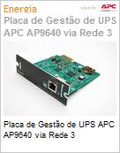 Placa de gerenciamento via rede para No-Break APC AP9640 SmartSlot SNMP (Figura somente ilustrativa, no representa o produto real)