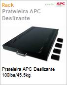 Prateleira APC Deslizante 100lbs/45.5kg  (Figura somente ilustrativa, no representa o produto real)