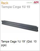 Tampa Cega 1U 19 (Qtd. 10 peas) (Figura somente ilustrativa, no representa o produto real)