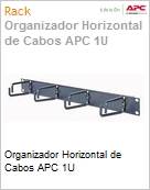 Organizador Horizontal de Cabos APC 1U (Figura somente ilustrativa, no representa o produto real)