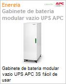 Gabinete de bateria modular vazio UPS APC 3S fcil de usar  (Figura somente ilustrativa, no representa o produto real)