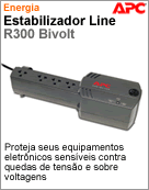 LE300BI-BR - Estabilizador APC Line R300 Bivolt