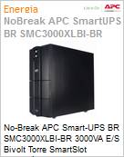 No-Break APC Smart-UPS BR SMC3000XLBI-BR 3000VA E/S Bivolt Torre SmartSlot Expansvel by Schneider Electric (Ser substitudo pelo SMV3000CA-BR) (Figura somente ilustrativa, no representa o produto real)