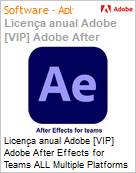 Licena anual Adobe [VIP] Adobe After Effects for Teams ALL Multiple Platforms Subscription New Multi Latin American Languages 12 Months 1 User Level 4 100+ (Figura somente ilustrativa, no representa o produto real)