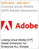 Licena anual Adobe [VIP] Adobe Dimension for Enterprise ALL Multiple Platforms Subscription New Multi Latin American Languages 12 Months 1 User Level 3 50 - 99 (Figura somente ilustrativa, no representa o produto real)