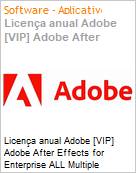 Licena anual Adobe [VIP] Adobe After Effects for Enterprise ALL Multiple Platforms Subscription New Multi Latin American Languages 12 Months 1 User Level 2 10 - 49 (Figura somente ilustrativa, no representa o produto real)