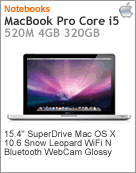 MC371BZ/A - Notebook Apple MacBook Pro Intel Core i5-520M (2.40GHz) 4GB 320GB 15.4