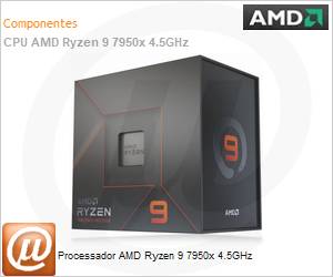 100100000514WOF - Processador AMD Ryzen 9 7950x 4.5GHz