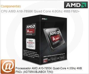 AD785KXBJABOX - Processador AMD A10-7850K Quad-Core 4.0Ghz 4MB FM2+ (AD785KXBJABOX T(N))