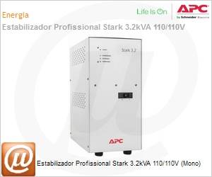 9110300140 - Estabilizador Profissional Stark 3.2kVA 110/110V (Mono)