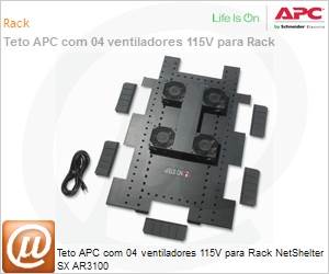 ACF501 - APC Ventilador Exaustor 120V Bandeja Com 04 Ventiladores 115V00
