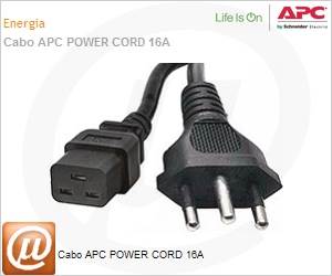 AP0002-BR - Cabo APC POWER CORD 16A
