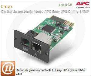 APV9601 - Placa de gerenciamento via rede APC Easy UPS Online SNMP Card