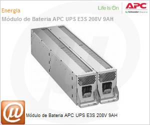 E3SFBTH2 - Mdulo de baterias APC UPS E3S 208V 9AH