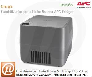 FR2000PI-BR - Estabilizador para Linha Branca APC Fridge Plus Voltage Regulator 2000W 220/220V (Para geladeiras, lavadoras, etc)