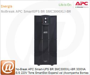 SMC3000XLI-BR - No-Break APC Smart-UPS BR SMC3000XLI-BR 3000VA E/S 220V Torre SmartSlot Expansvel by Schneider Electric