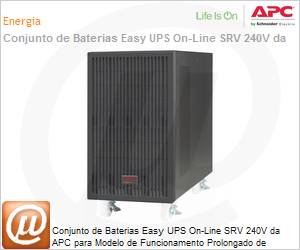 SRV240BP-9A - Mdulo de baterias APC Easy UPS Online SRV 240V da para Modelo de Funcionamento Prolongado de 6/10kVA 