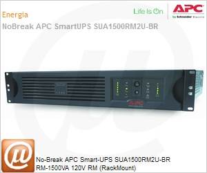 SUA1500RM2U-BR - No-Break APC Smart-UPS SUA1500RM2U-BR RM-1500VA 120V RM (RackMount)