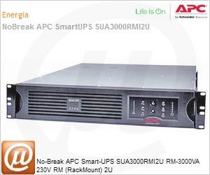 SUA3000RMI2U - No-Break APC Smart-UPS SUA3000RMI2U RM-3000VA 230V RM (RackMount) 2U