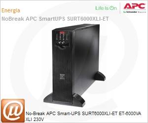 SURT6000XLI-ET - No-Break APC Smart-UPS SURT6000XLI-ET ET-6000VA XLI 230V