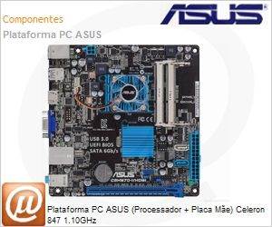 C8HM70-I/HDMI - Plataforma PC ASUS (Processador + Placa Me) Celeron 847 1.10GHz