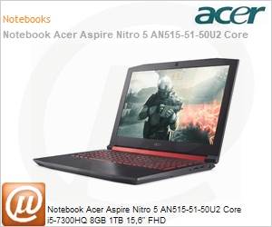 NH.Q33AL.001 - Notebook Acer Aspire Nitro 5 AN515-51-50U2 Core i5-7300HQ 8GB 1TB 15,6" FHD