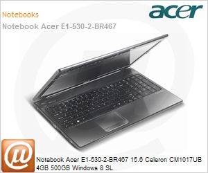 NX.MLMAL.001 - Notebook Acer E1-530-2-BR467 15.6 Celeron CM1017UB 4GB 500GB Windows 8 SL