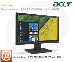 UM.IV6AA.A11 - Monitor 19,5" LED Acer V206HQL VGA HDMI