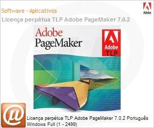 54014293AD01A00 - Licena perptua TLP Adobe PageMaker 7.0.2 Portugus Windows Full (1 - 2499) 