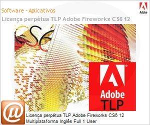 65157606AD01A00 - Licena perptua TLP Adobe Fireworks CS6 12 Multiplataforma Ingls Full 1 User 