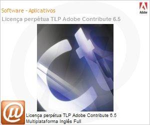 65191141AD01A00 - Licena perptua TLP Adobe Contribute 6.5 Multiplataforma Ingls Full 