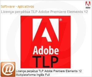 65225287AD01A00 - Licena perptua TLP Adobe Premiere Elements 12 Multiplataforma Ingls Full 