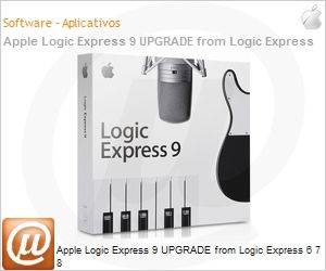 MB792Z/A - Apple Logic Express 9 UPGRADE from Logic Express 6 7 8