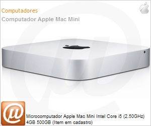 MD387BZ/A - Desktop-PC Apple Mac Mini Intel Core i5 (2.50GHz) 4GB 500GB (Item em cadastro)