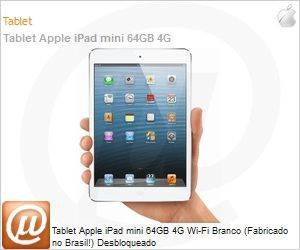 MD539BR/A - Tablet Apple iPad mini 64GB 4G Wi-Fi Branco (Fabricado no Brasil!) Desbloqueado