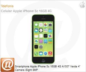 ME502BZ/A - Smartphone Apple iPhone 5c 16GB 4G A1507 Verde 4" Camera iSight 8MP