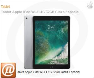 MP1J2BZ/A - Tablet Apple iPad WI-FI 4G 32GB Cinza Espacial