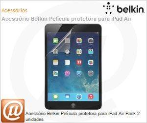 F7N078tt2 - Acessrio Belkin Pelcula protetora para iPad Air Pack 2 unidades