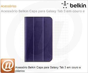 F7P120ttC01 - Acessrio Belkin Capa para Galaxy Tab 3 em couro e plstico