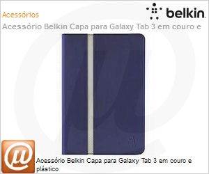 F7P123ttC01 - Acessrio Belkin Capa para Galaxy Tab 3 em couro e plstico