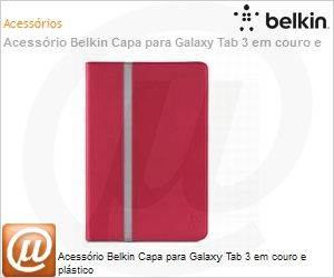 F7P123ttC02 - Acessrio Belkin Capa para Galaxy Tab 3 em couro e plstico