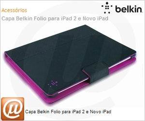 F8N773TTC01 - Capa Belkin Folio para iPad 2 e Novo iPad