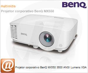 9H.JHY77.13L - Projetor corporativo BenQ MX550 3600 ANSI Lumens XGA