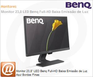 GW2480 - Monitor 23,8" LED Benq Full HD Baixa Emisso de Luz Azul Bordas Finas
