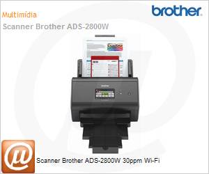 ADS-2800W - Scanner Brother ADS-2800W 30ppm Wi-Fi