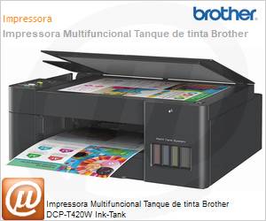 DCP-T420W - Impressora Multifuncional Tanque de tinta Brother DCP-T420W Ink-Tank