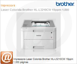 HL-L3210CW - Impressora Laser Colorida Brother HL-L3210CW 19ppm 1.000 pginas