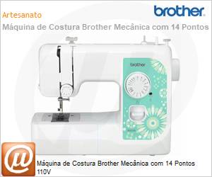 JS2135BR - Mquina de Costura Brother Mecnica com 14 Pontos 110V 