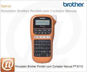 PT-E110 - Rotulador Brother Porttil com Cortador Manual PT-E110 